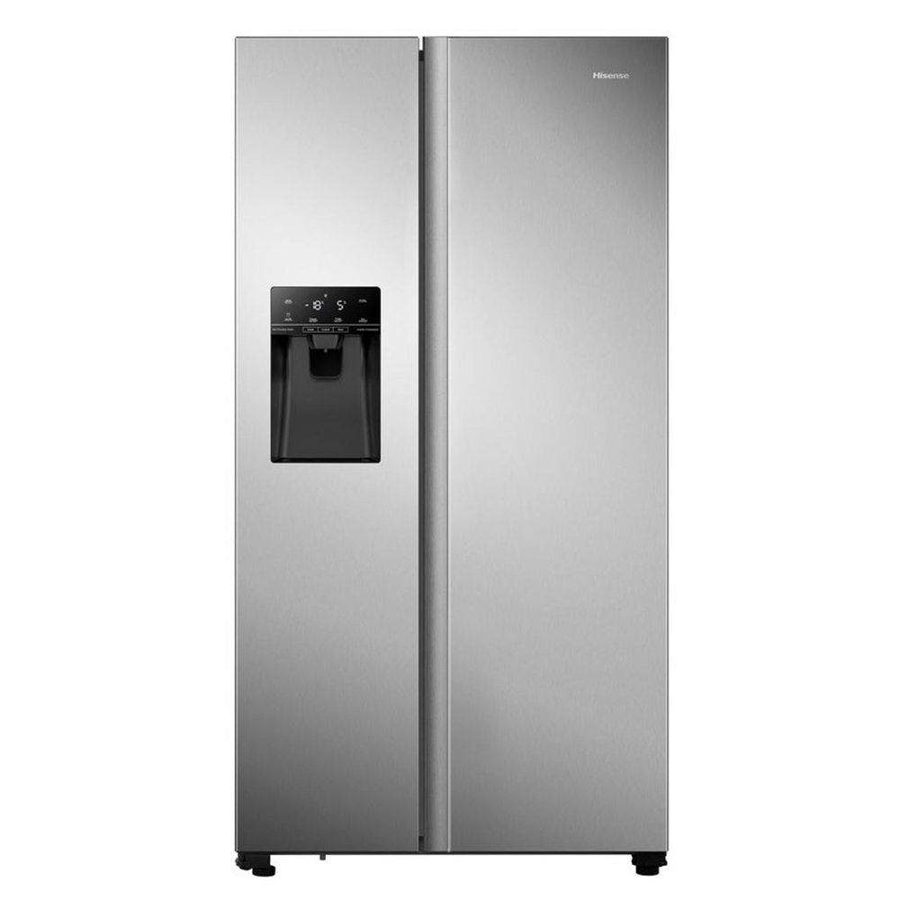 Hisense RS694N4TCF 91cm Frost Free American Style Fridge Freezer Stainless Steel | Atlantic Electrics - 39477899886815 