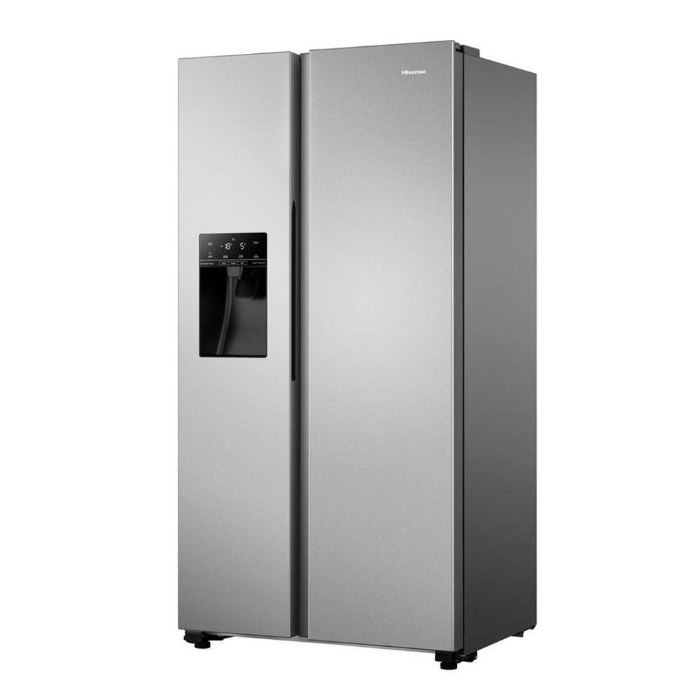 Hisense RS694N4TCF 91cm Frost Free American Style Fridge Freezer Stainless Steel | Atlantic Electrics - 39477900116191 