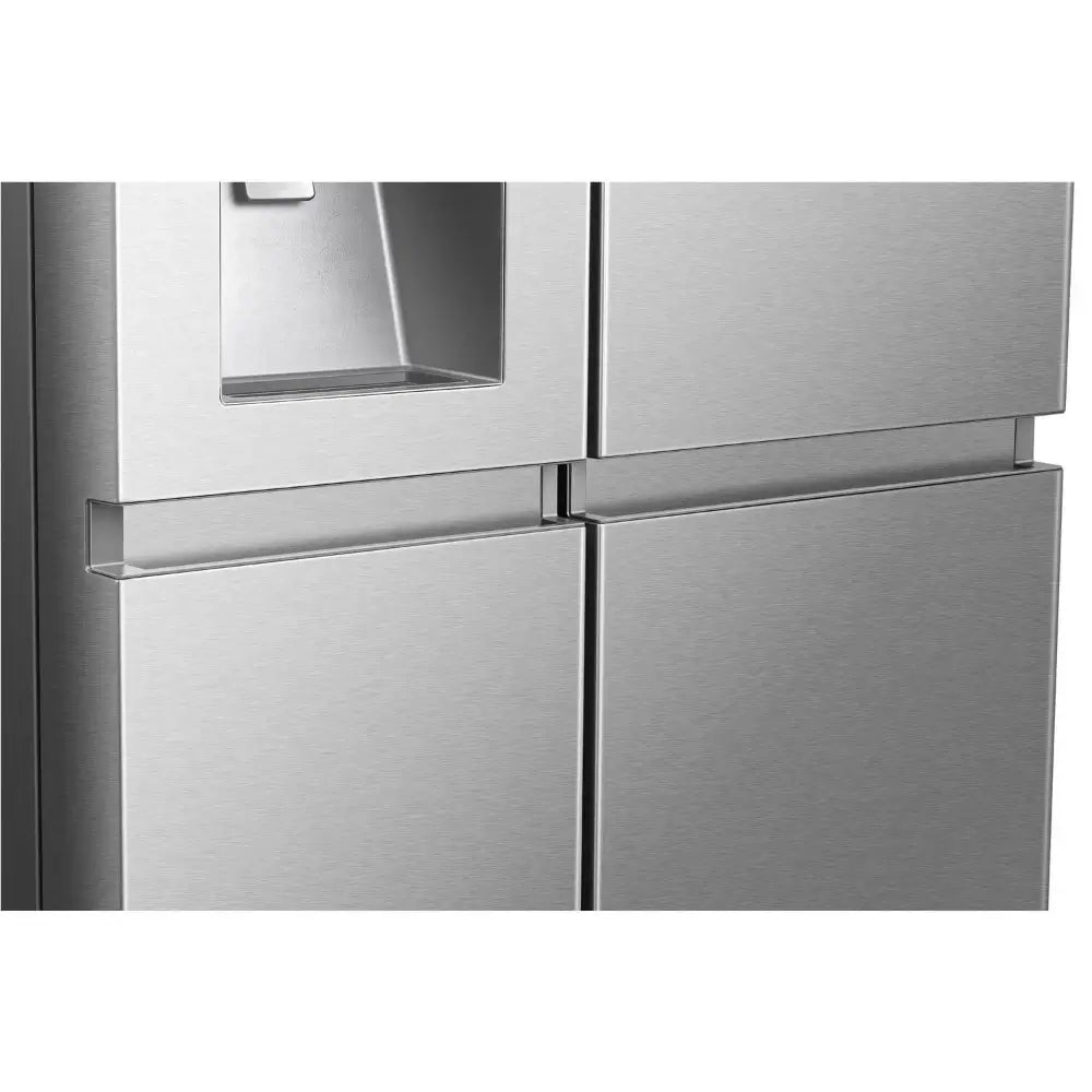 Hisense RS818N4TIF 632 Litre Side-By-Side American Fridge Freezer - Stainless Steel | Atlantic Electrics - 39614731452639 