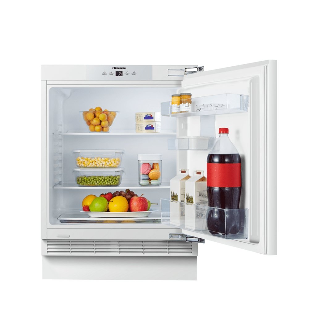 Hisense RUL178D4AW1 59.5cm Integrated Undercounter Fridge White | Atlantic Electrics - 39477901426911 