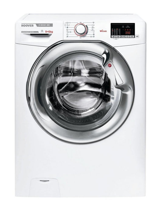 Hoover H3D4965DCE Freestanding Washer Dryer 9kg/6kg 1400rpm - White | Atlantic Electrics