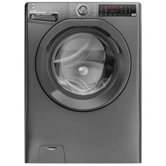 HOOVER H3WPS496TMRR6 1400 SPIN 9KG WASHING MACHINE - Graphite | Atlantic Electrics