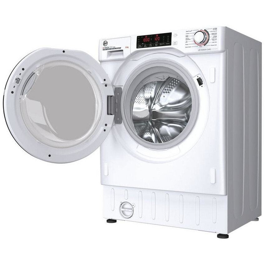 Hoover HBWOS69TAMSE 9 Kg 1600 spin Integrated Washing Machine - White | Atlantic Electrics - 40917044166879 