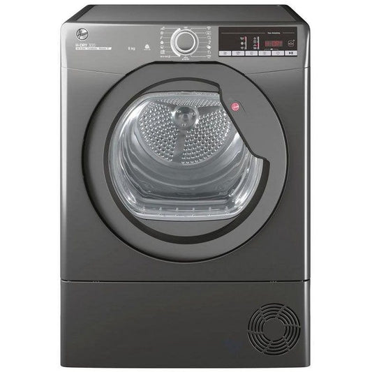 Hoover HLEC8TRGR 8KG Condenser Tumble Dryer Graphite | Atlantic Electrics