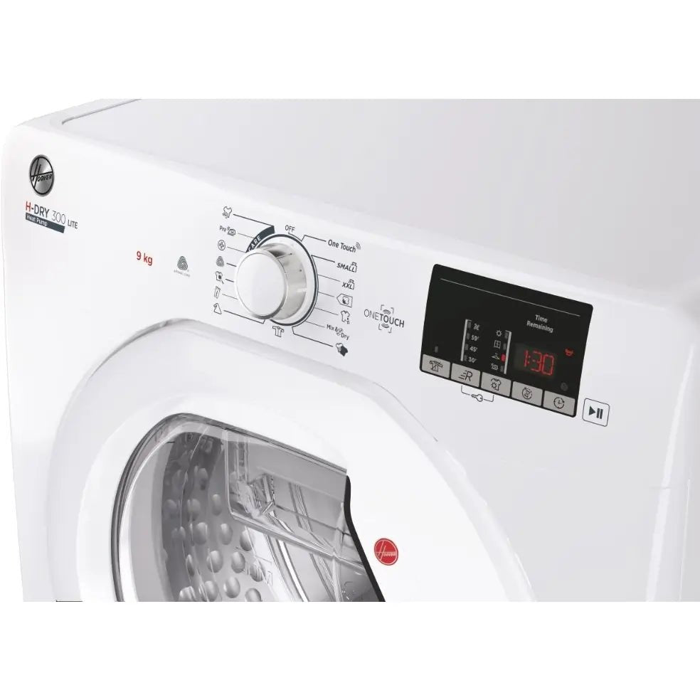 Hoover HLEH9A2DE 9kg Wifi Heat Pump Condenser Dryer in White | Atlantic Electrics