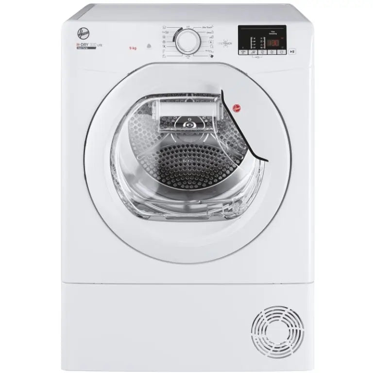 Hoover HLEH9A2DE 9kg Wifi Heat Pump Condenser Dryer in White | Atlantic Electrics - 40460695797983 