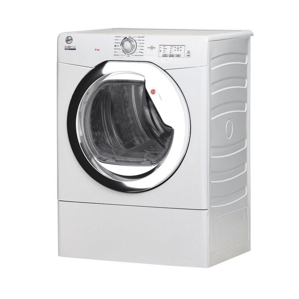 Hoover HLEV8LCG 8kg Vented Tumble Dryer White | Atlantic Electrics - 39477902770399 