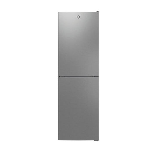 Hoover HVT3CLFCKIHS 252 Litre Static Fridge Freezer, 54.5cm Wide- Silver | Atlantic Electrics