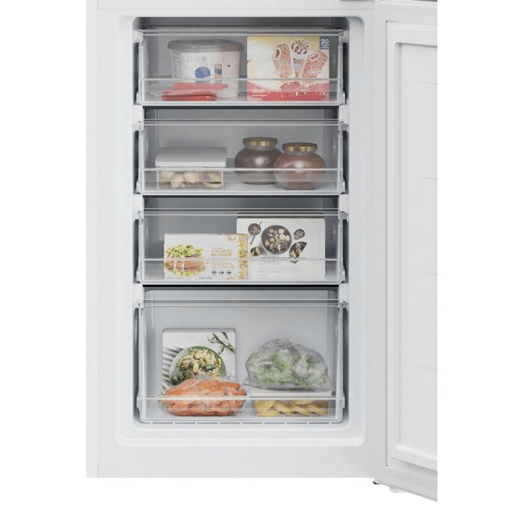 Hoover HVT3CLFCKIHW 54.5cm Static Fridge Freezer White | Atlantic Electrics - 39477906538719 