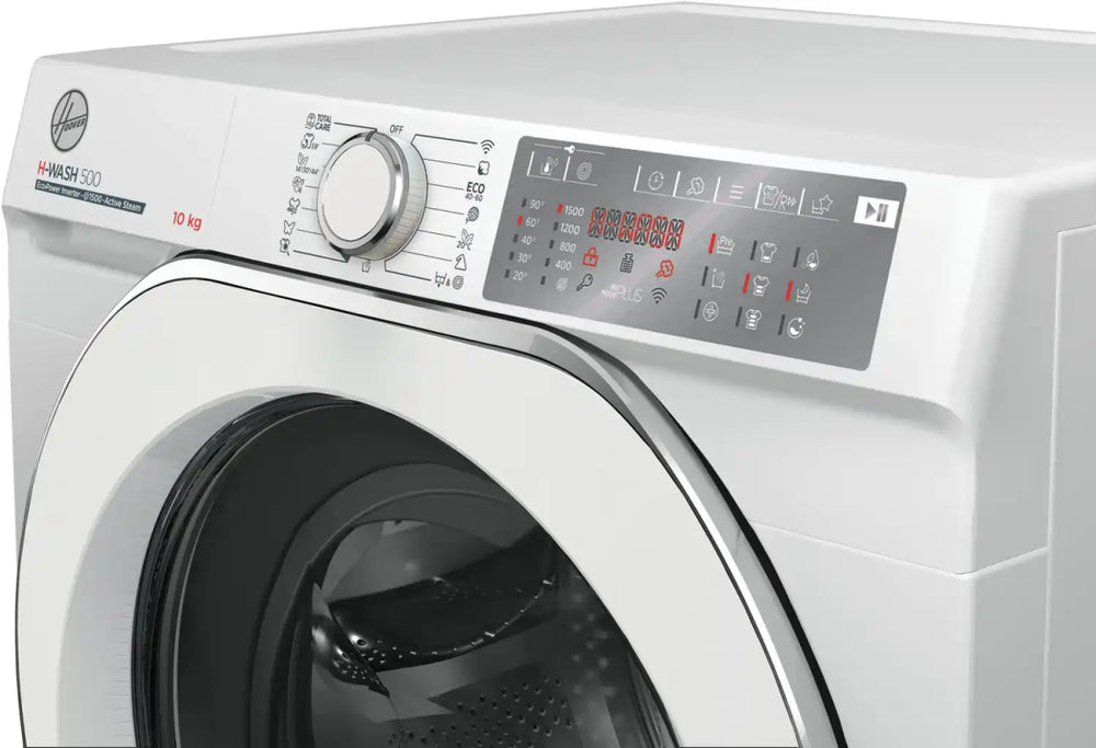 Hoover HWB510AMC 10kg 1500 Spin Washing Machine with Active Care White | Atlantic Electrics - 40639551570143 