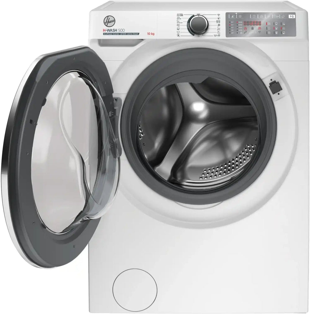 Hoover HWB510AMC 10kg 1500 Spin Washing Machine with Active Care White | Atlantic Electrics - 40639551504607 