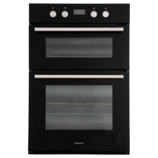 Hotpoint DD2844CBL Built In Electric Double Oven in Black | Atlantic Electrics