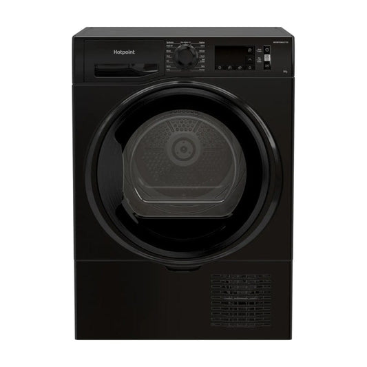 Hotpoint H3D81BUK 8kg Freestanding Condenser Tumble Dryer - Black | Atlantic Electrics