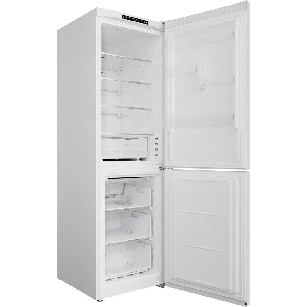 Hotpoint H7X83AW 335 Litre Freestanding Total No Frost Fridge Freezer, 59.6cm Wide - White | Atlantic Electrics - 39477926985951 