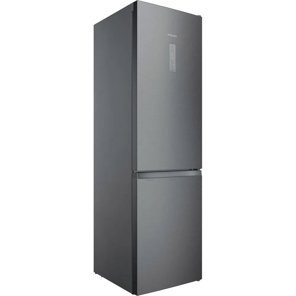 Hotpoint H9X94TSX 367 Litre Freestanding Fridge Freezer, Frost Free, 59.6cm Wide - Satin Stainless Steel | Atlantic Electrics - 39477930361055 