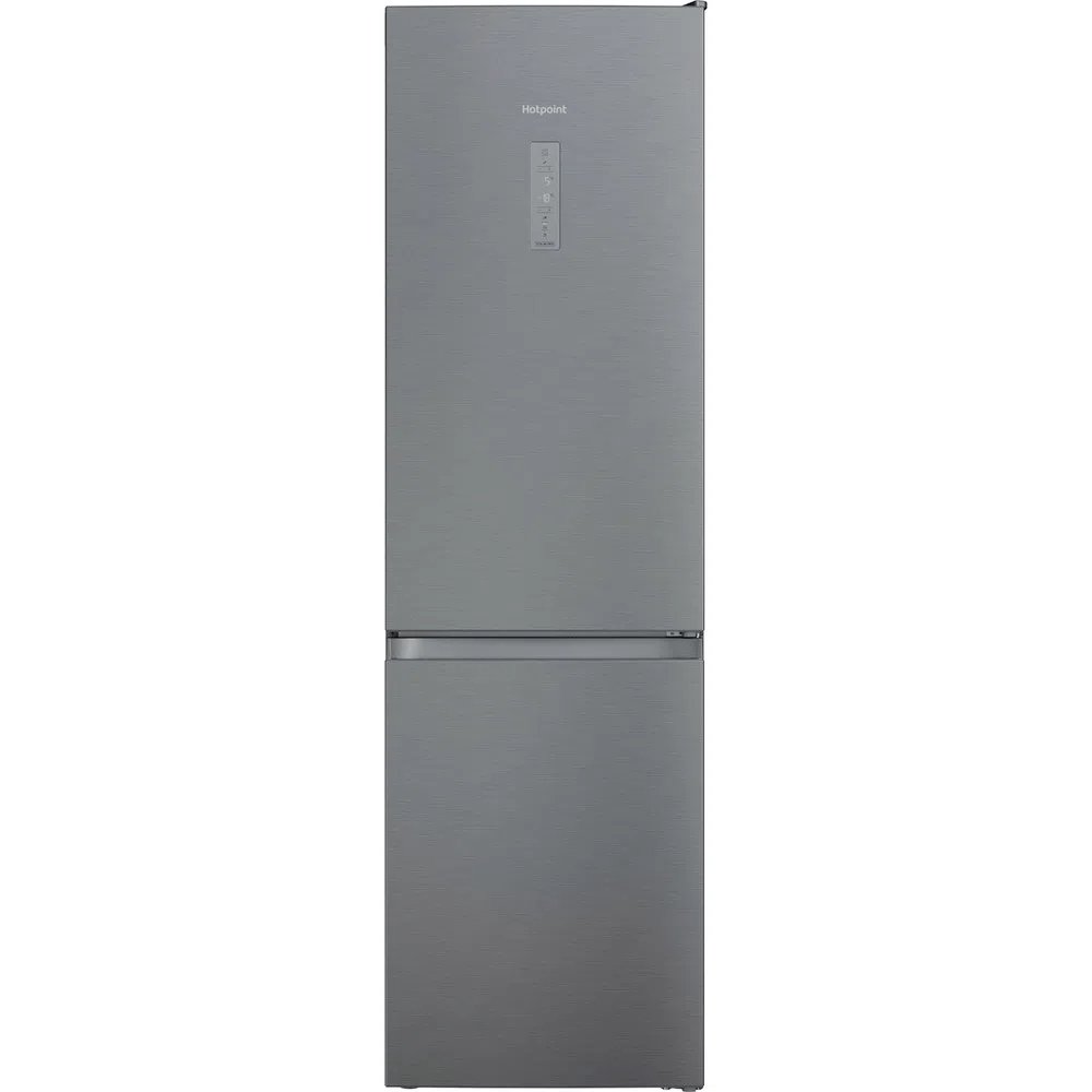 Hotpoint H9X94TSX 367 Litre Freestanding Fridge Freezer, Frost Free, 59.6cm Wide - Satin Stainless Steel | Atlantic Electrics