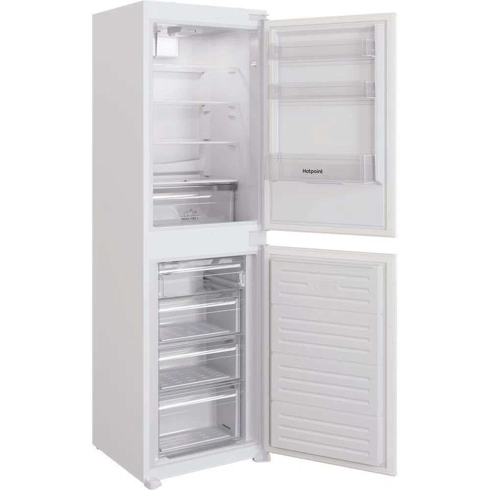 Hotpoint HBC185050F1 230 Litre Built-In 50/50 Split Fridge Freezer, Frost Free - 54cm Wide | Atlantic Electrics - 39478010282207 