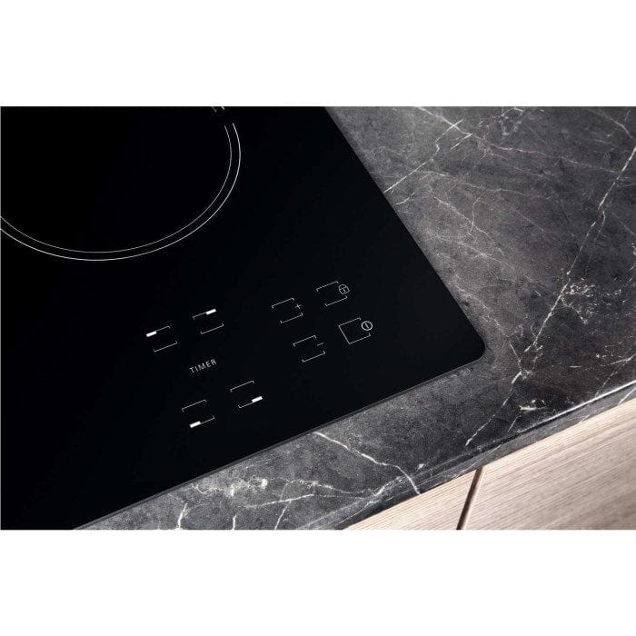 HOTPOINT HR612CH 4 Zone Crystal Finish CeramicTouch Control Hob in Black | Atlantic Electrics