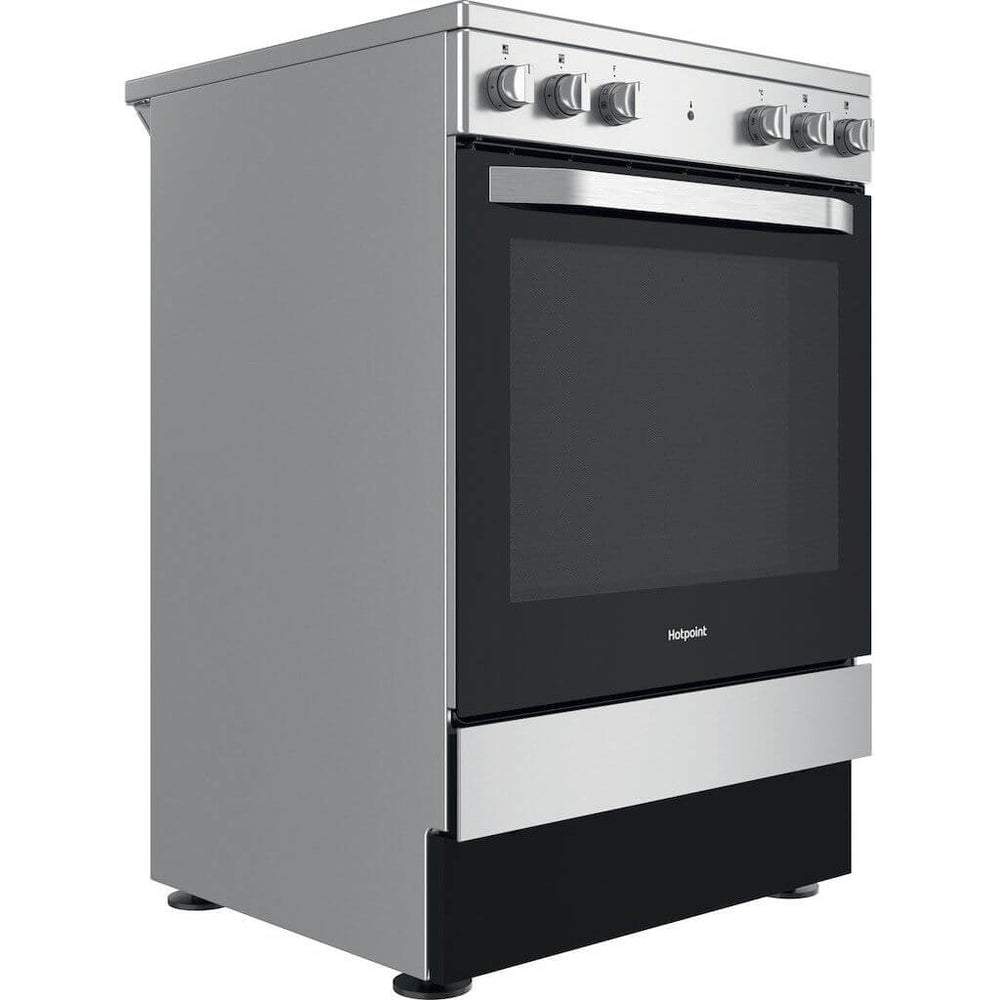 Hotpoint HS67V5KHX Electric Freestanding Cooker: 60Cm - Inox | Atlantic Electrics - 39478011035871 