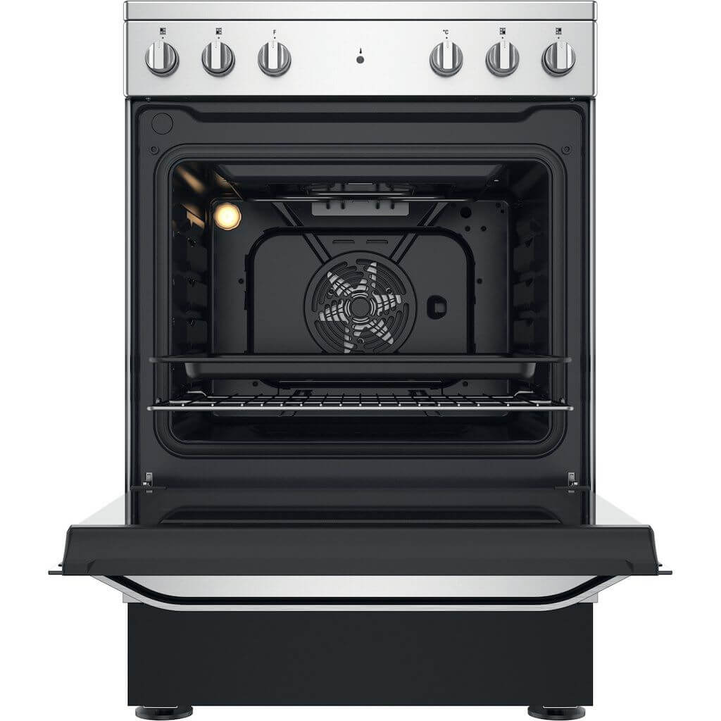 Hotpoint HS67V5KHX Electric Freestanding Cooker: 60Cm - Inox | Atlantic Electrics