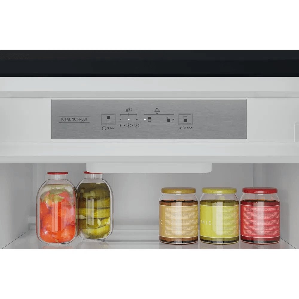 Hotpoint HTC18 T311 UK 250 Litre Integrated 70/30 Split Fridge Freezer, Frost Free - 54cm Wide | Atlantic Electrics - 39478017360095 