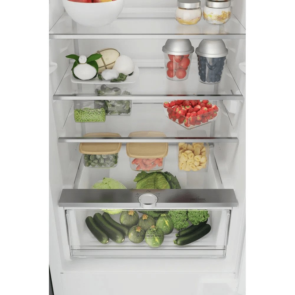 Hotpoint HTC18 T311 UK 250 Litre Integrated 70/30 Split Fridge Freezer, Frost Free - 54cm Wide | Atlantic Electrics - 39478017392863 