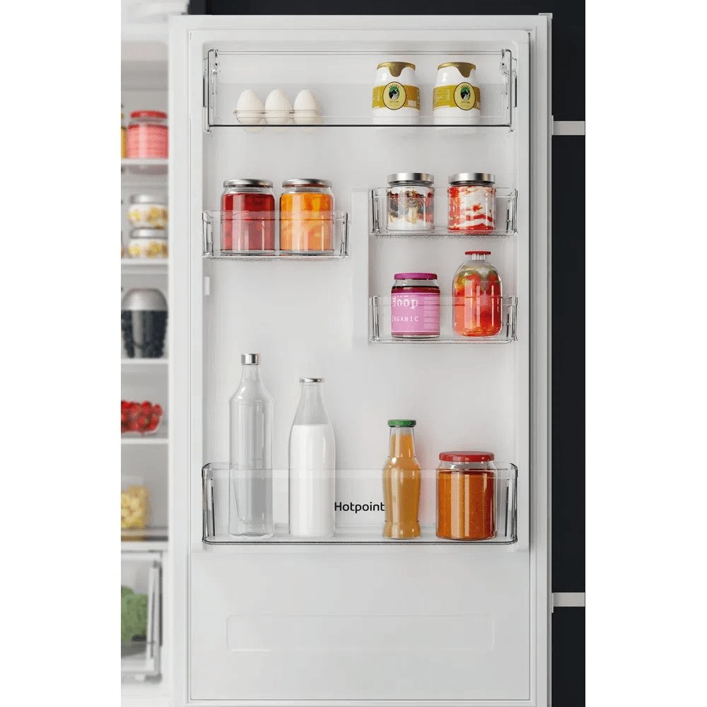 Hotpoint HTC18 T311 UK 250 Litre Integrated 70/30 Split Fridge Freezer, Frost Free - 54cm Wide | Atlantic Electrics - 39478017294559 