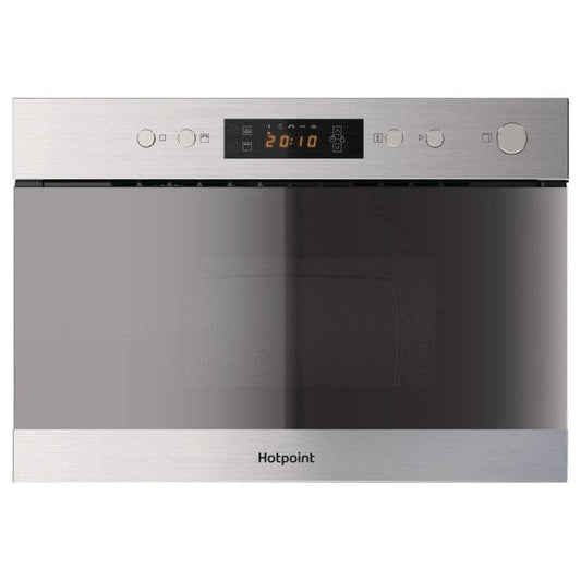 HOTPOINT MN314IXH 22L Built-in Microwave with Grill Stainless Steel | Atlantic Electrics