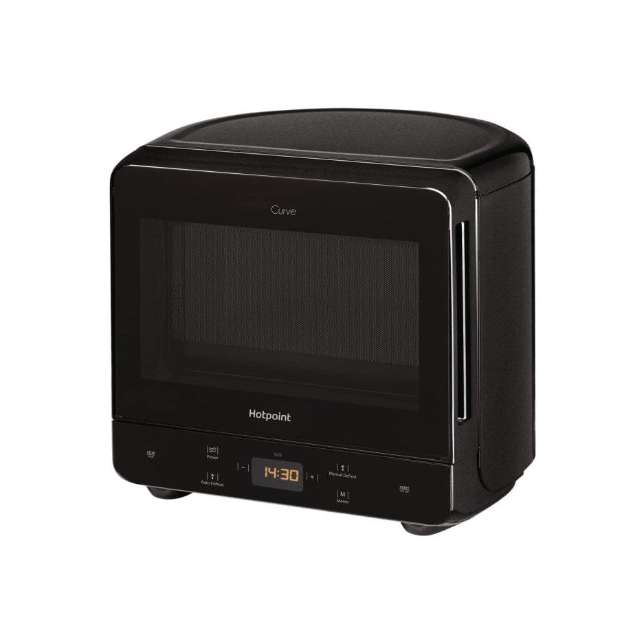 Hotpoint MWH1331B XtraSpace Curve 13L Digital Microwave Oven - Black | Atlantic Electrics