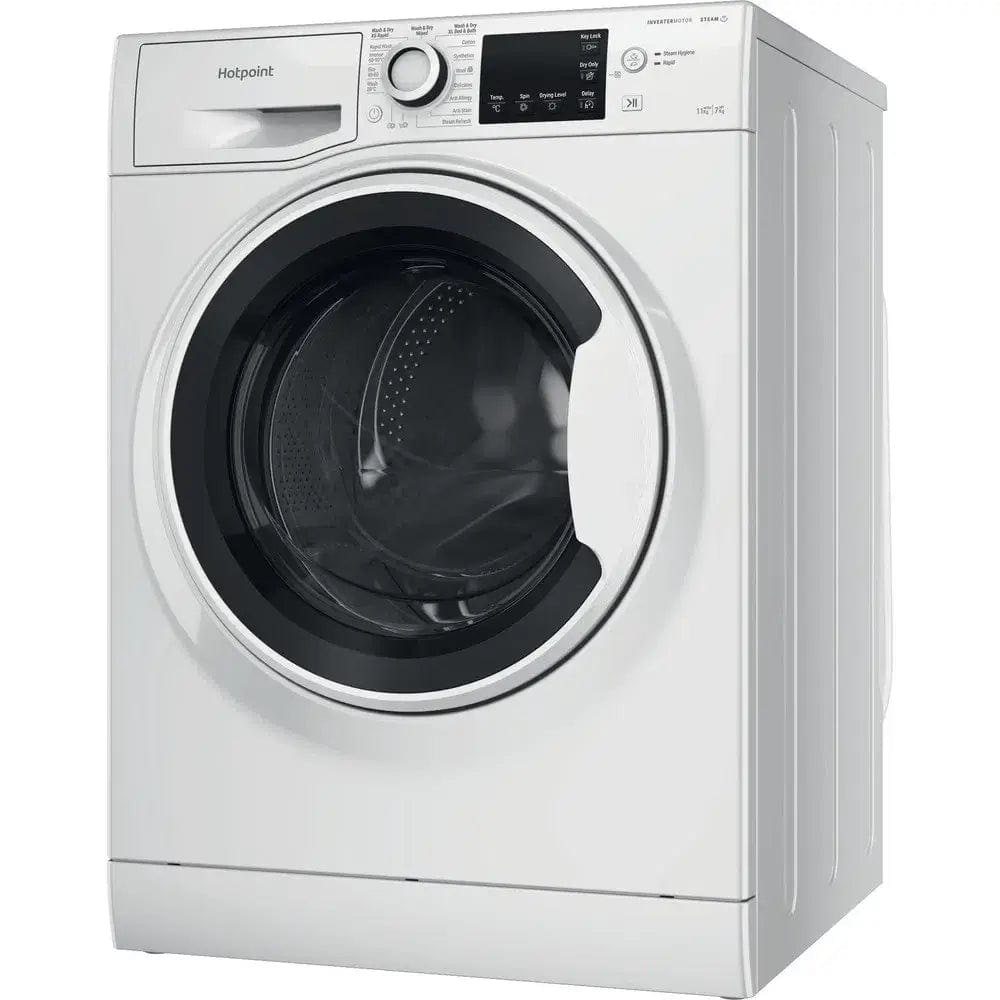 Hotpoint NDB11724WUK 11+7Kg Washer Dryer with 1600 Rpm, 59.5cm Wide - White | Atlantic Electrics - 39478023160031 