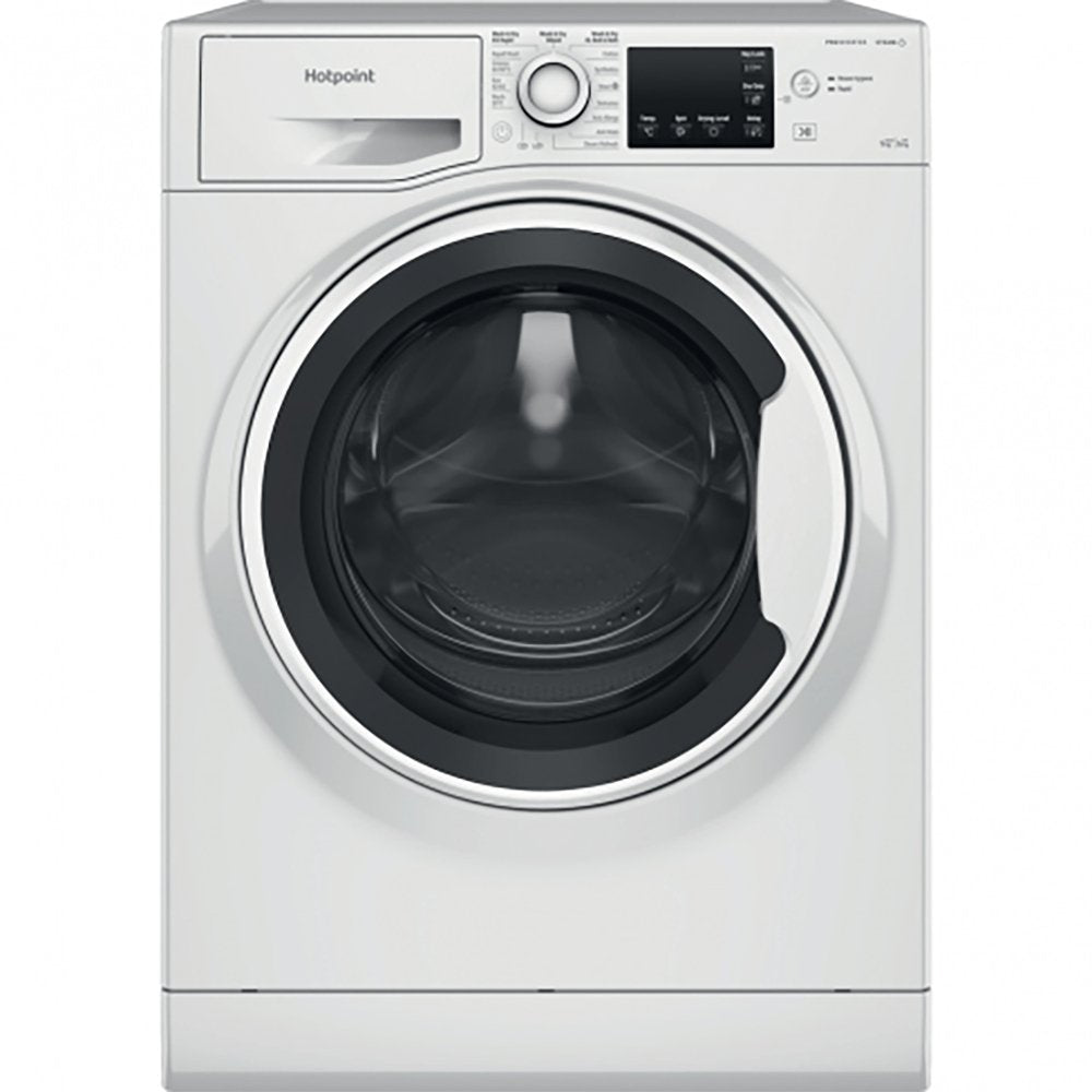 Hotpoint NDB9635WUK 9kg/6kg Washer Dryer with 1400 rpm, 59.5cm Wide - White | Atlantic Electrics - 39478022635743 