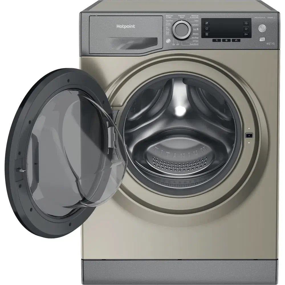 Hotpoint NDD10726GDA 10+7Kg ActiveCare Washer Dryer with 1400 Rpm, 59.5cm Wide - Graphite | Atlantic Electrics - 39478024405215 