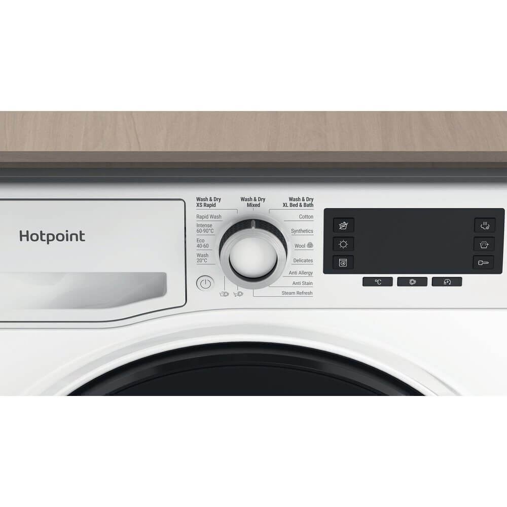 Hotpoint NDD11726DAUK 11kg/7kg Washer Dryer 1400rpm, White | Atlantic Electrics - 39779667738847 