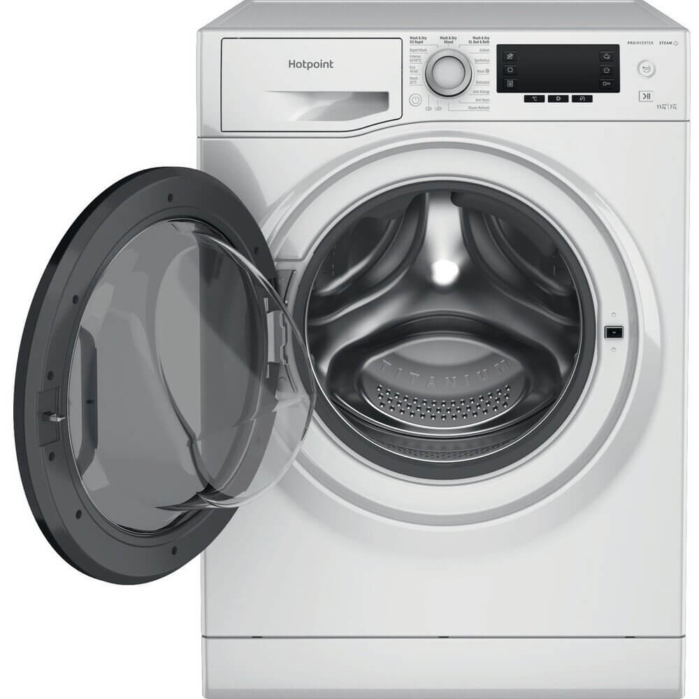 Hotpoint NDD11726DAUK 11kg/7kg Washer Dryer 1400rpm, White | Atlantic Electrics - 39779667640543 