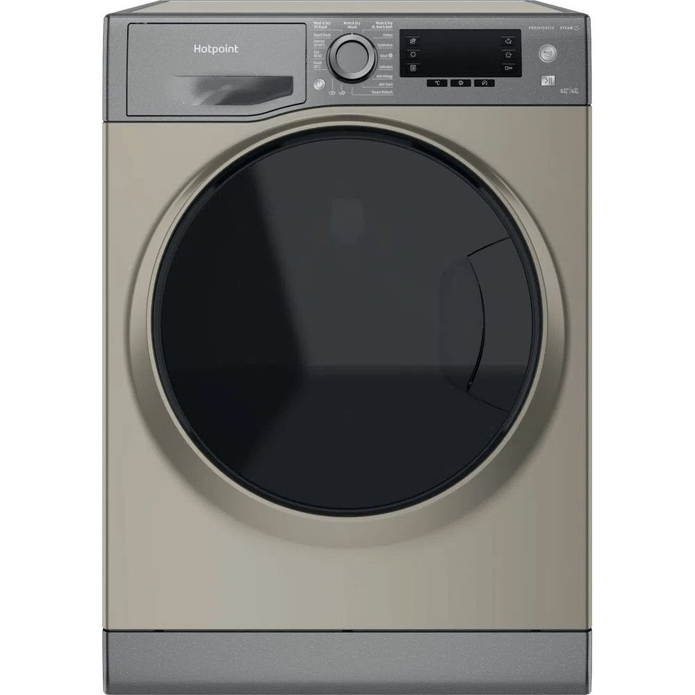 Hotpoint NDD8636GDAUK 8+6Kg Washer Dryer with 1400 rpm, ActiveCare, 59.5cm Wide - Graphite | Atlantic Electrics - 39478025289951 