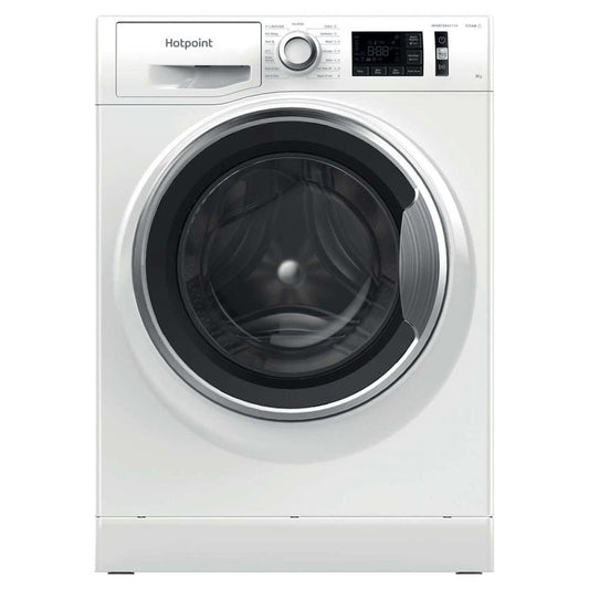 Hotpoint NM11946WCAUKN 9kg Washing Machine, 59.5cm Wide - White | Atlantic Electrics