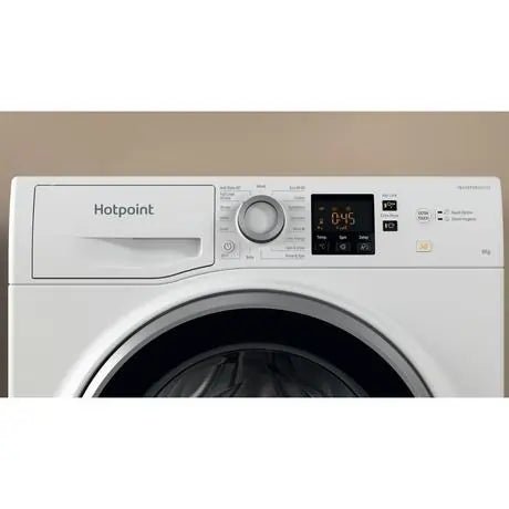 Hotpoint NSWE845CWSUKN 8kg 1400 rpm Freestanding Washing Machine,59.5cm Wide- White | Atlantic Electrics