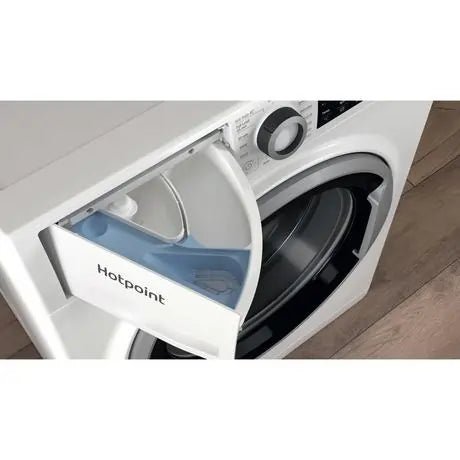 Hotpoint NSWE845CWSUKN 8kg 1400 rpm Freestanding Washing Machine,59.5cm Wide- White | Atlantic Electrics