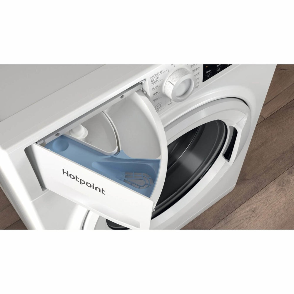 Hotpoint NSWF845CWUKN 8kg 1400rpm Freestanding Washing Machine - White | Atlantic Electrics - 39478029943007 