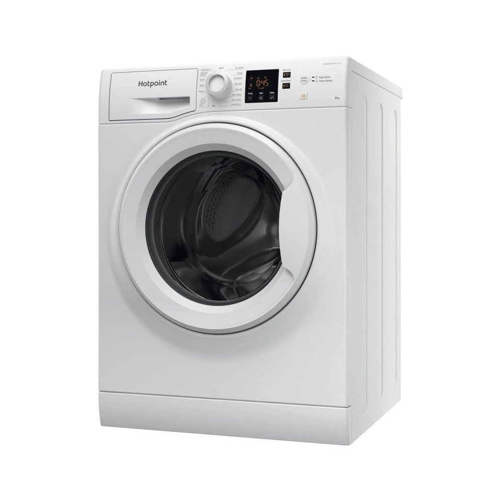 Hotpoint NSWF845CWUKN 8kg 1400rpm Freestanding Washing Machine - White | Atlantic Electrics - 39478029713631 