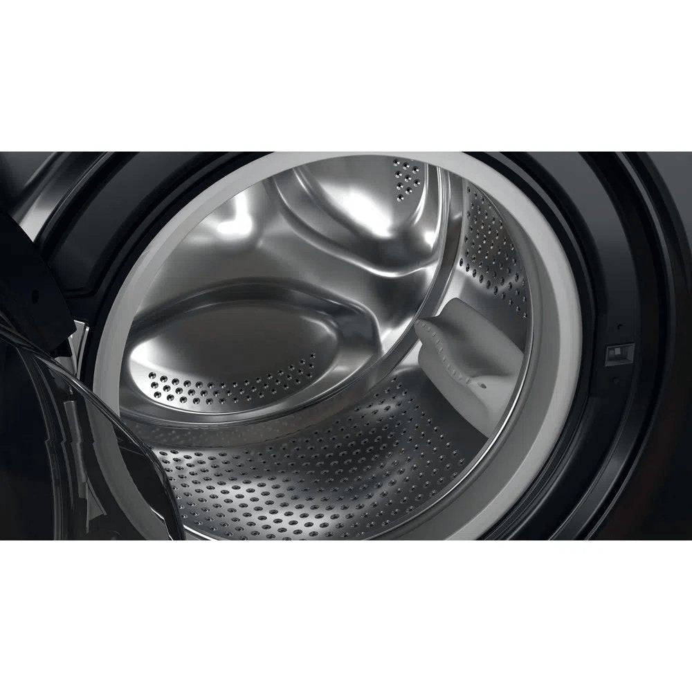 Hotpoint NSWM1045CBSUKN 10Kg Freestanding Washing Machine, 59.5cm Wide - Black | Atlantic Electrics - 39478030991583 