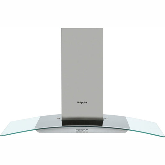 Hotpoint PHGC94FLMX 90cm Chimney Cooker Hood - Stainless Steel | Atlantic Electrics