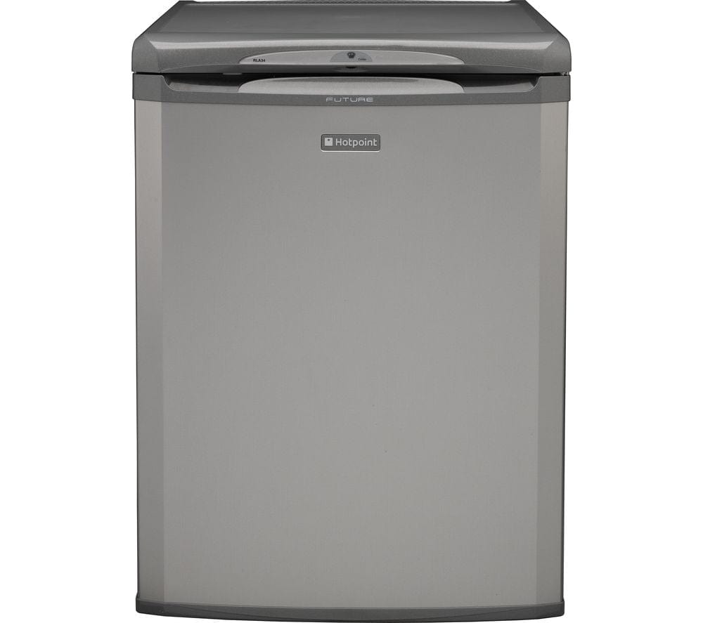 Hotpoint RLA36G 60cm Wide Freestanding Under Counter Larder Fridge - Graphite | Atlantic Electrics - 39478046916831 