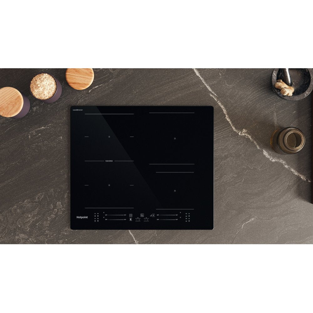 Hotpoint TS3560FCPNE CleanProtect 59cm Induction Hob - Black | Atlantic Electrics
