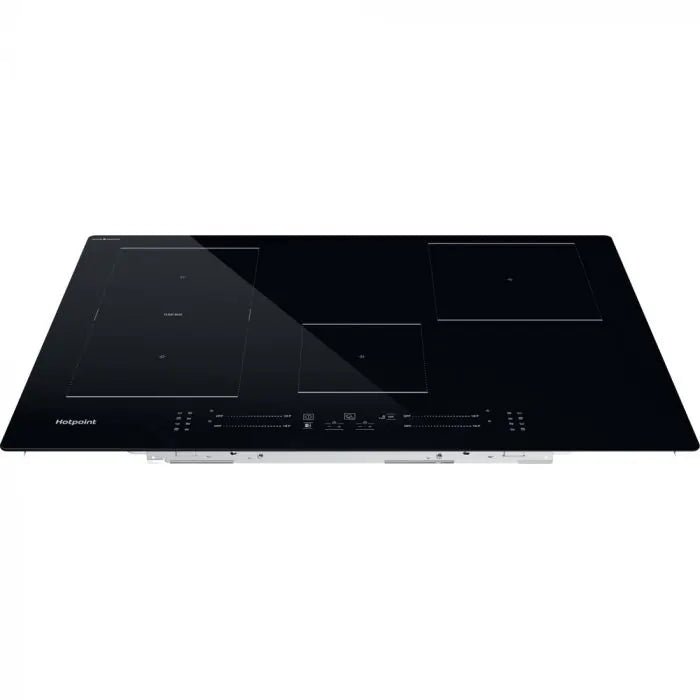 Hotpoint TS6477CCPNE 77cm 4 Zone Black Induction Hob with Flex Zone - Black | Atlantic Electrics - 40639558615263 