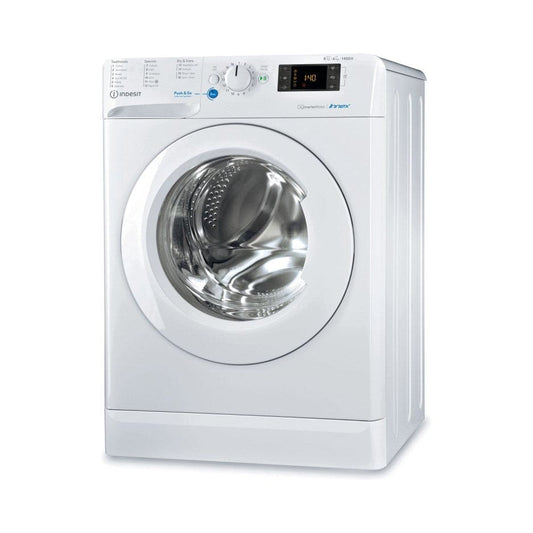 Indesit BDE861483XWUKN 8kg Wash 6kg Dry 1400rpm Freestanding Washer Dryer - White | Atlantic Electrics