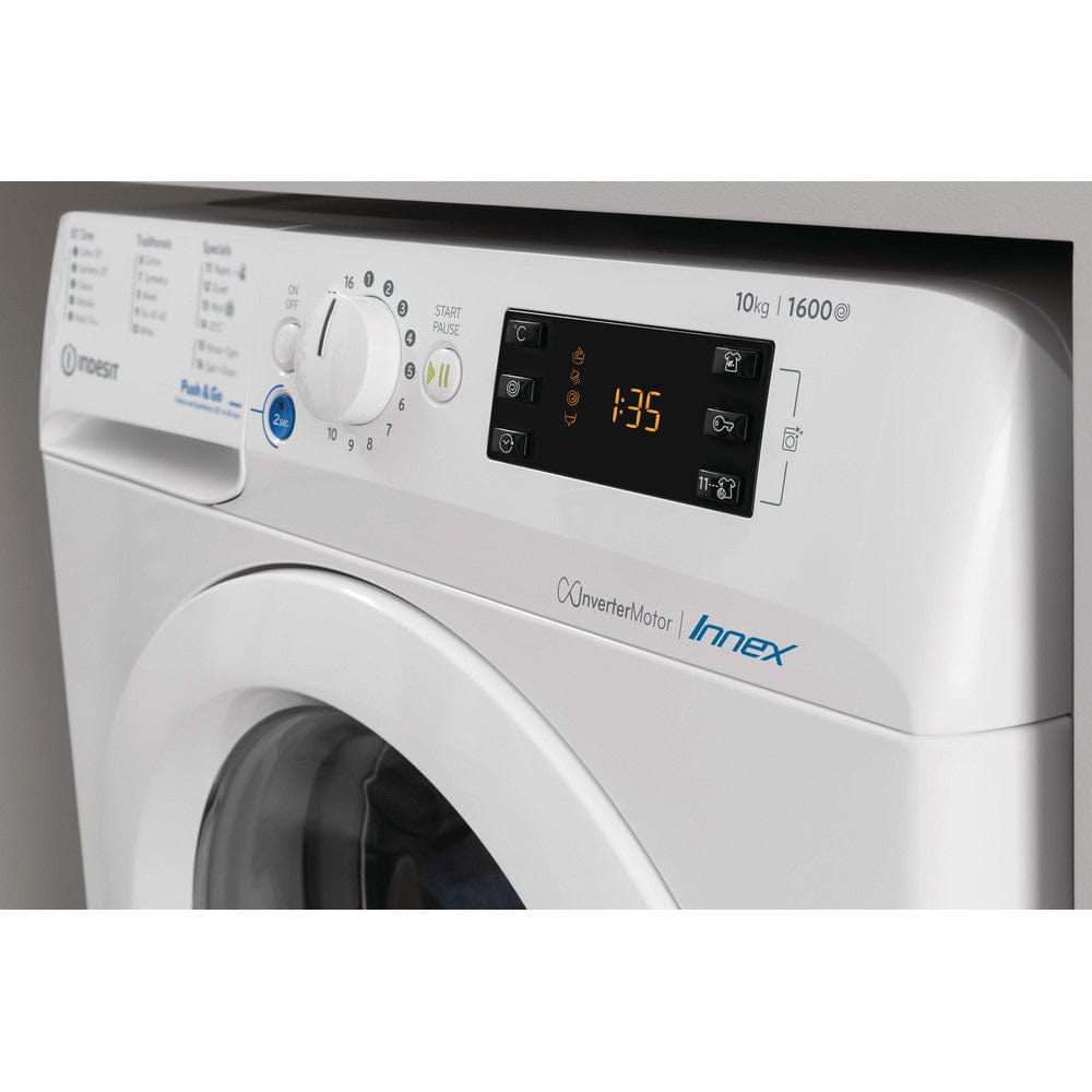 Indesit BWE101685XWUKN Washing Machine 10Kg 1600Rpm White | Atlantic Electrics