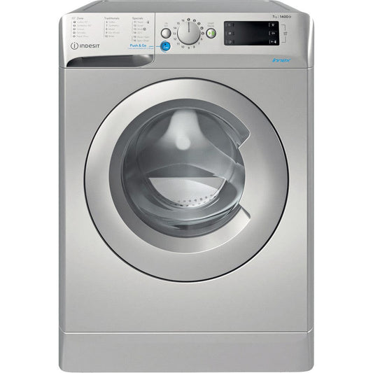 Indesit BWE71452SUKN 7KG 1400rpm Washing Machine Silver | Atlantic Electrics