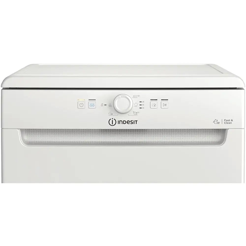 Indesit D2FHK26 Freestanding Standard Dishwasher, 14 Place Settings, 60cm Wide - White | Atlantic Electrics - 40157513253087 