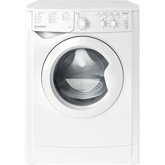 Indesit Eco Time IWC81283WUKN 8Kg Washing Machine with 1200 rpm - White | Atlantic Electrics